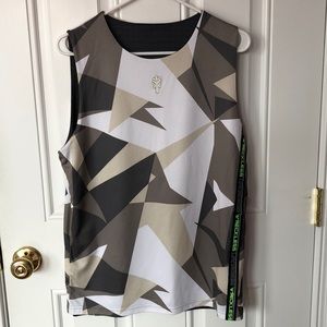 Wreckless lacrosse reversible tank top